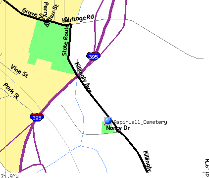 Aspenwall Cemetery Map