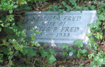 Nellie M Fred Grave Marker