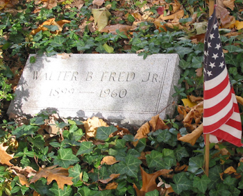 Walter B Fred Jr Grave Marker