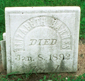 Elizabeth Barnes Gravemarker