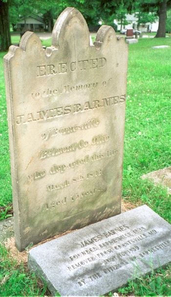 James Barnes Gravemarker