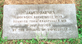 James Barnes Gravemarker Memorial