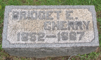 Bridget Cherry gravemarker