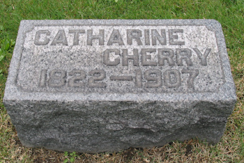 Chatharine Cherry gravemarker