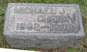 Michael J Cherry gravemarker