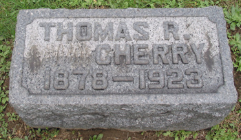 Thomas R Cherry gravemarker