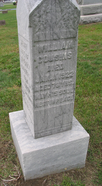 William Cousins gravemarker