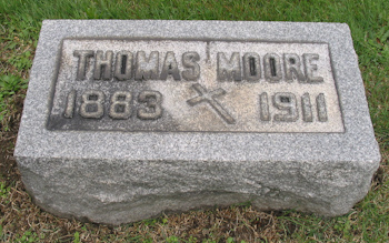 Thomas Moore gravemarker