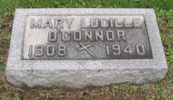 Mary Lucille O'Connor gravemarker