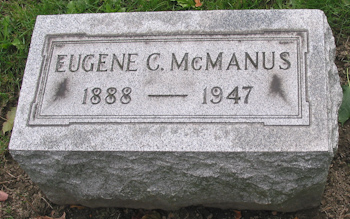 Eugene C McManus Grave Marker