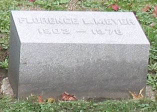 Florence Meyer Grave Marker