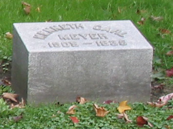 Kenneth Meyer Grave Marker