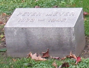 Peter Meyer Grave Marker