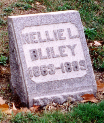 Nellie Biley gravemarker