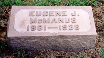 Eugene J McManus gravemarker