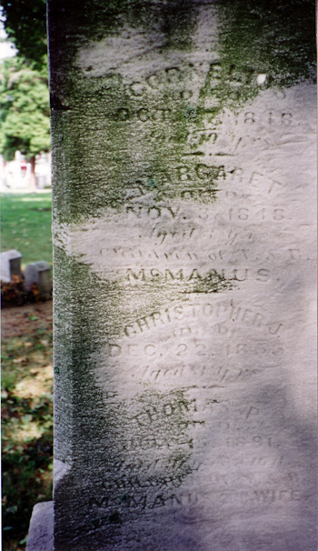 Thomas Fitzgerald family monument