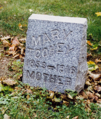 Mary Toohey gravemarker
