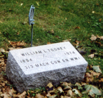 William L Toohey gravemarker