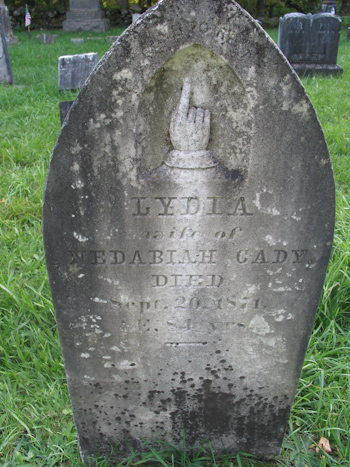 Lydia Cady Grave Marker
