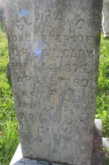 Jefferson Cady Monument (Side 3)