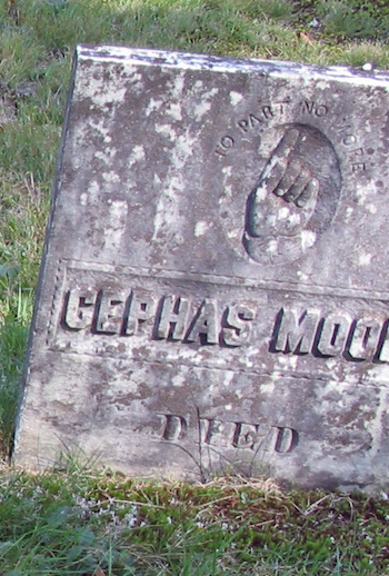 Gerphas Moore gravemarker