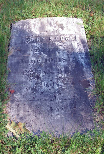 Henry Moore gravemarker