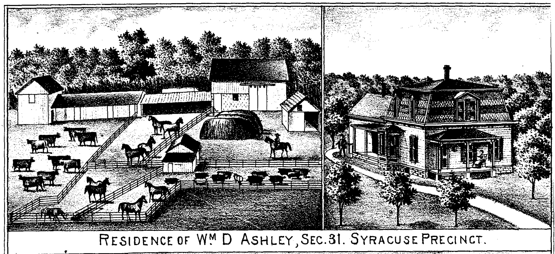 Residence of William D. Ashley, Syracuse Nebraska
