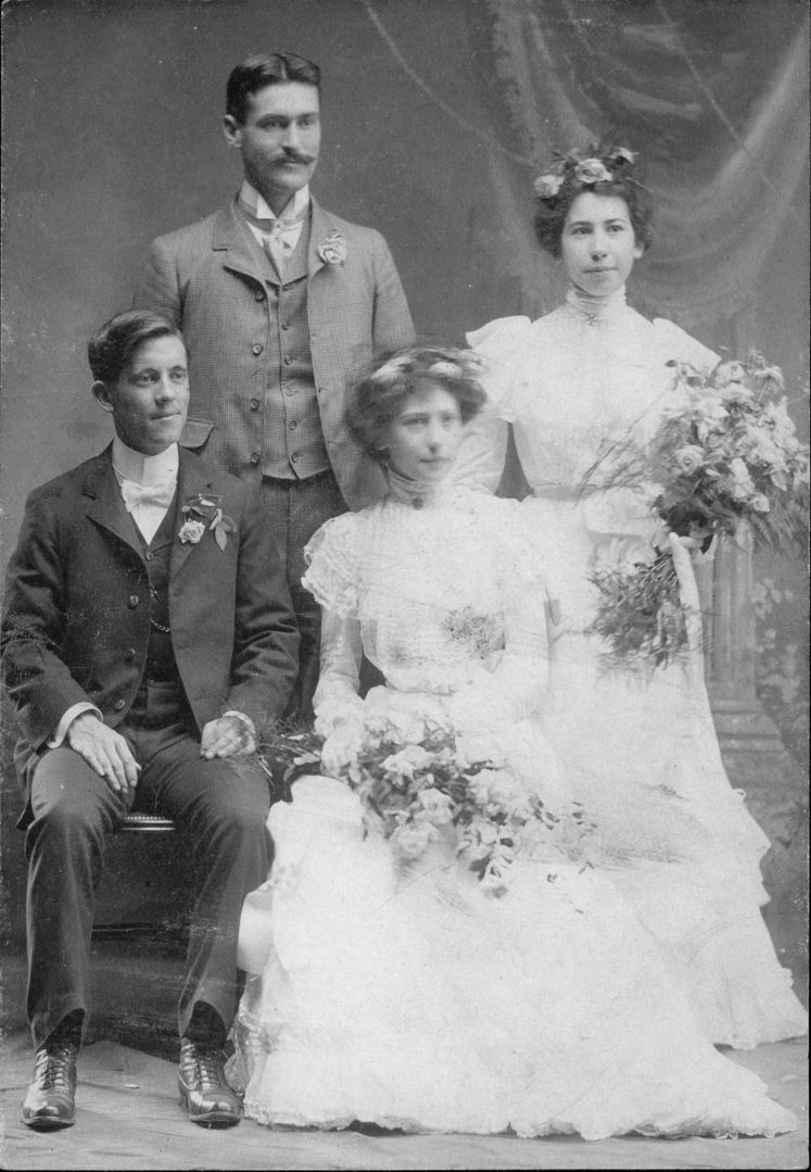 Edward & Catherine Elizabeth Conville Fitzgerald [seated]  (Turtle Creek PA, 1901)