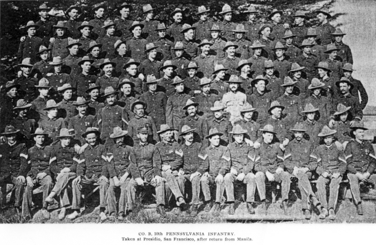 B Company, 10th Pennsylvania Infantry (Edward Fitzgerald's Spanish American War Unit)