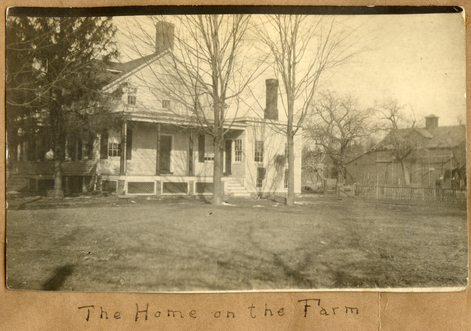 The Home on the Farm<br>[Old Tappan, New Jersey]