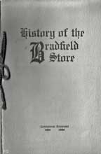 History of the Bradfield Store Pamplet Cover Image
