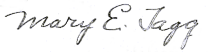Mary Bodine Signature (1919)