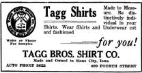 Tagg Shirts Advertisement